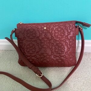 LC Lauren Conrad floral crossbody purse